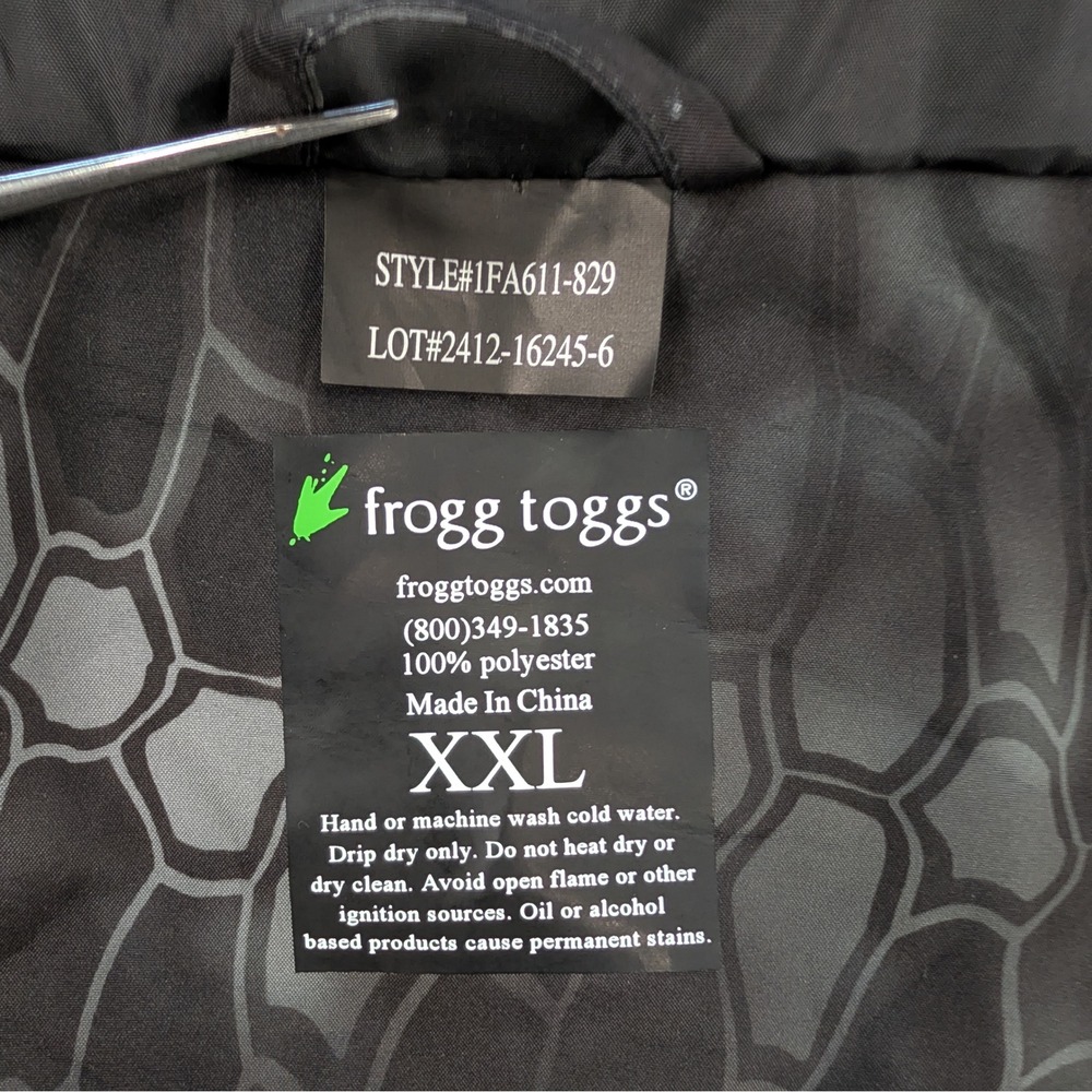 Frogg Toggs FTX Armor 2XL Kryptek Typhon Waterproof Rain Hunting Jacket NWOT - Picture 8 of 16